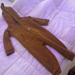Carhartt zip up hooded onesie 18mo